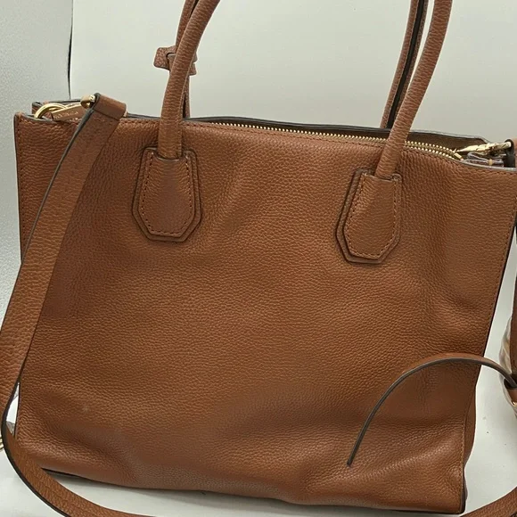 Michael Kors Mercer Tan Leather Tote - Picture 4 of 10